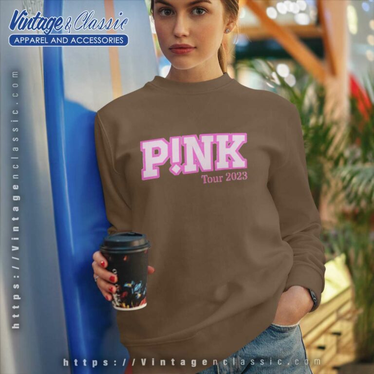 Pink Shirt Logo Tour 2023 Sweatshirt Pink Shirt Logo Tour 2023 Sweatshirt