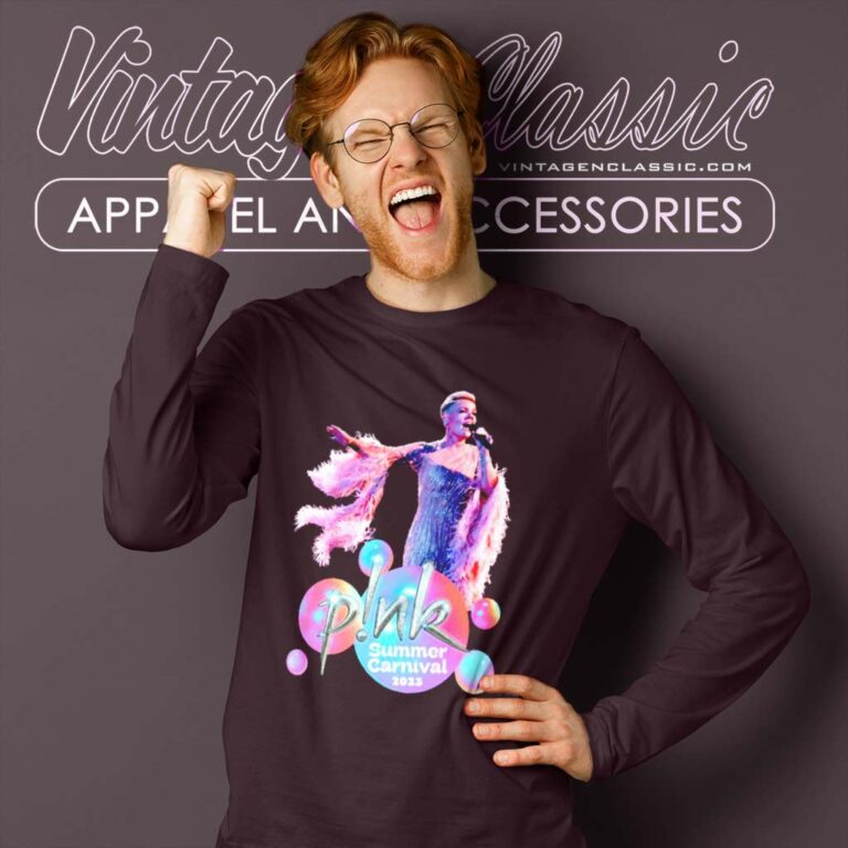 Pink Shirt Perform Version On Summer Carnival Tour Long Sleeve Tee Pink Shirt Perform Version On Summer Carnival Tour Long Sleeve Tee