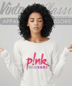 Pink Shirt Summer Carnival Logo Tour Long Sleeve Tee