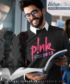 Pink Shirt Summer Carnival Logo Tour Sweatshirt