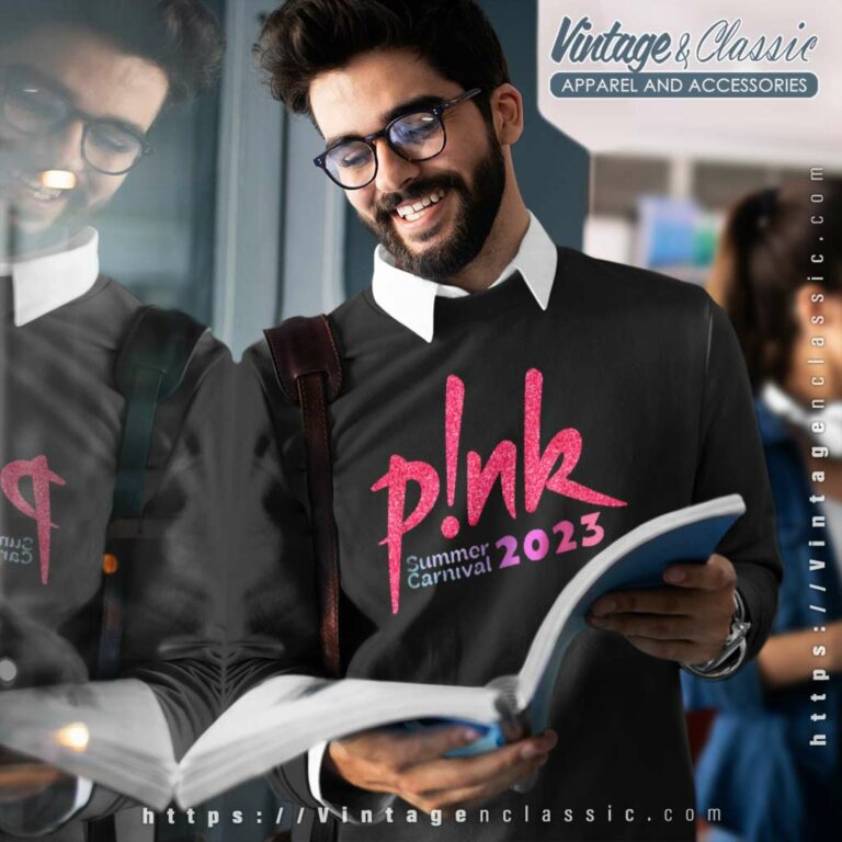 Pink Shirt Summer Carnival Logo Tour Sweatshirt Pink Shirt Summer Carnival Logo Tour Sweatshirt