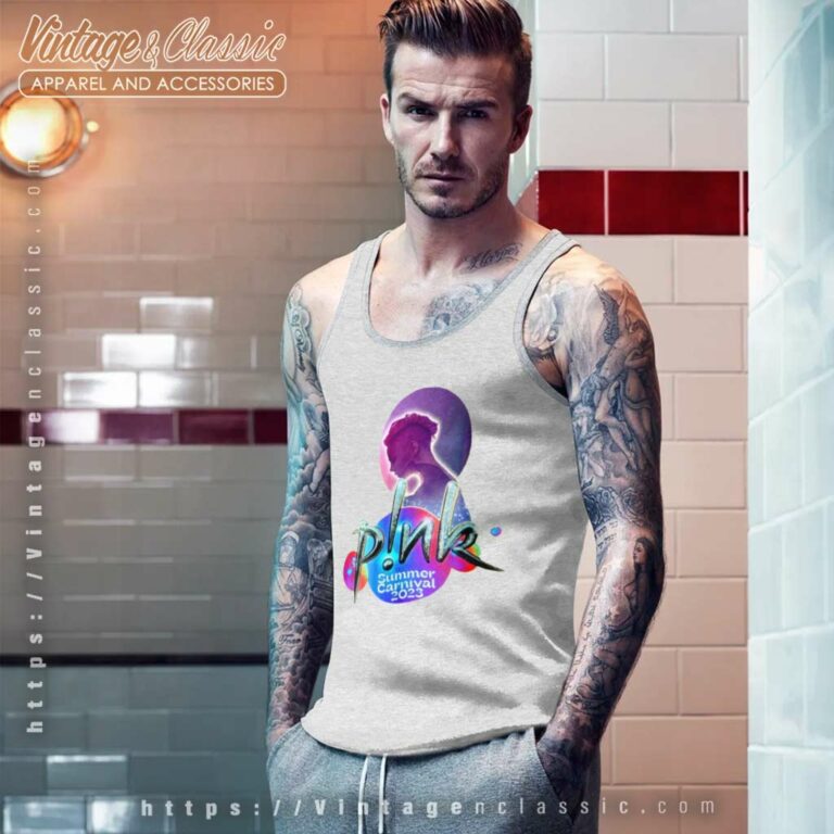 Pink Shirt Summer Carnival Tour Poster Tank Top Racerback Pink Shirt Summer Carnival Tour Poster Tank Top Racerback