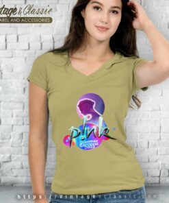 Pink Shirt Summer Carnival Tour Poster V Neck TShirt