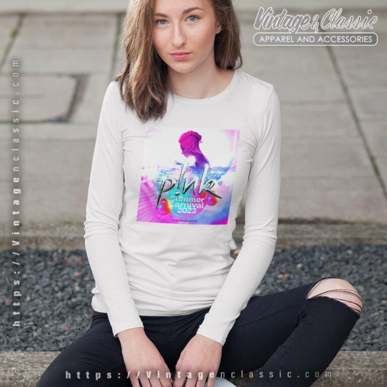 Pink Shirt Summer Carnival Tour Special Guests Long Sleeve Tee Pink Shirt Summer Carnival Tour Special Guests Long Sleeve Tee