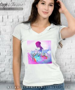 Pink Shirt Summer Carnival Tour Special Guests V Neck TShirt