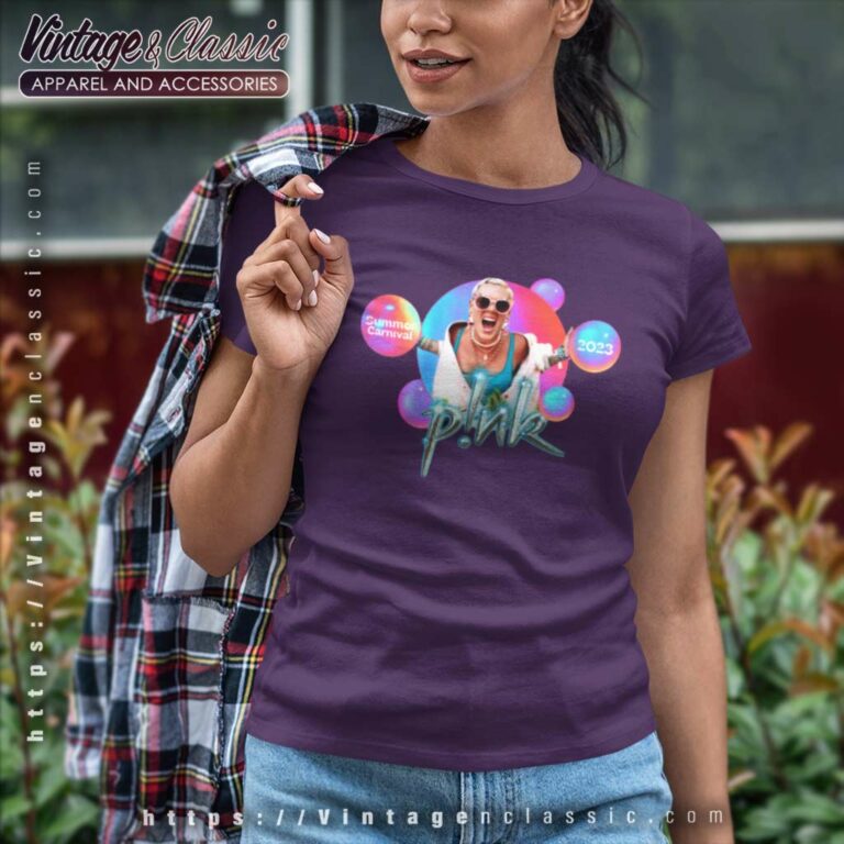 Pink Shirt Summer Carnival Tour Ticket Version Women TShirt Pink Shirt Summer Carnival Tour Ticket Version Women TShirt