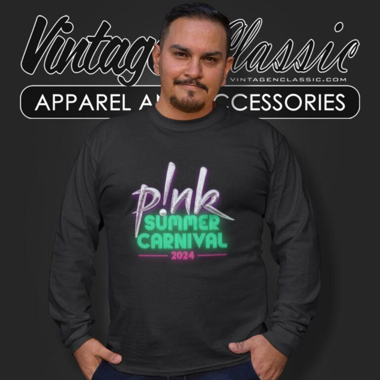 Pink Summer Carnival Long Sleeve Tee Pink Summer Carnival Long Sleeve Tee