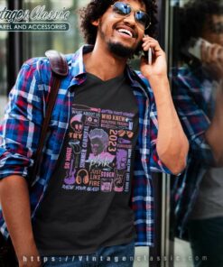 Pink Tours Memories V Neck TShirt