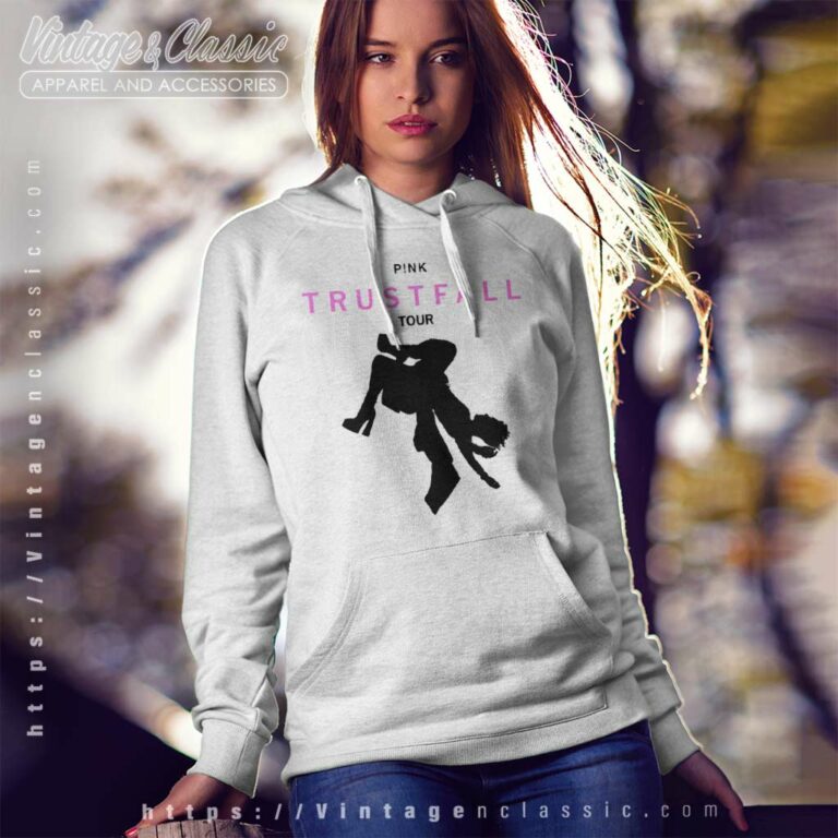 Pink Trustfall Hoodie Pink Trustfall Hoodie