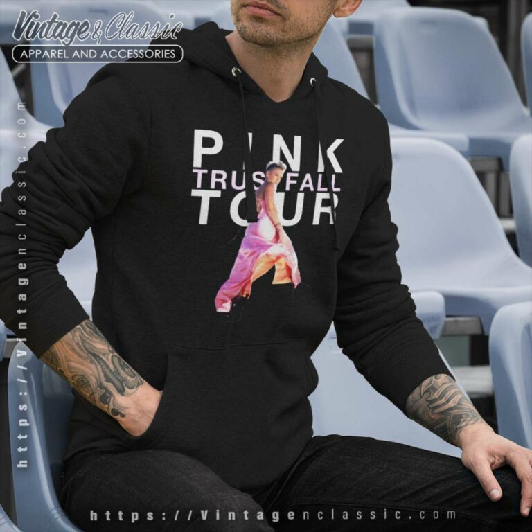 Pink Trustfall Tour Hoodie Pink Trustfall Tour Hoodie