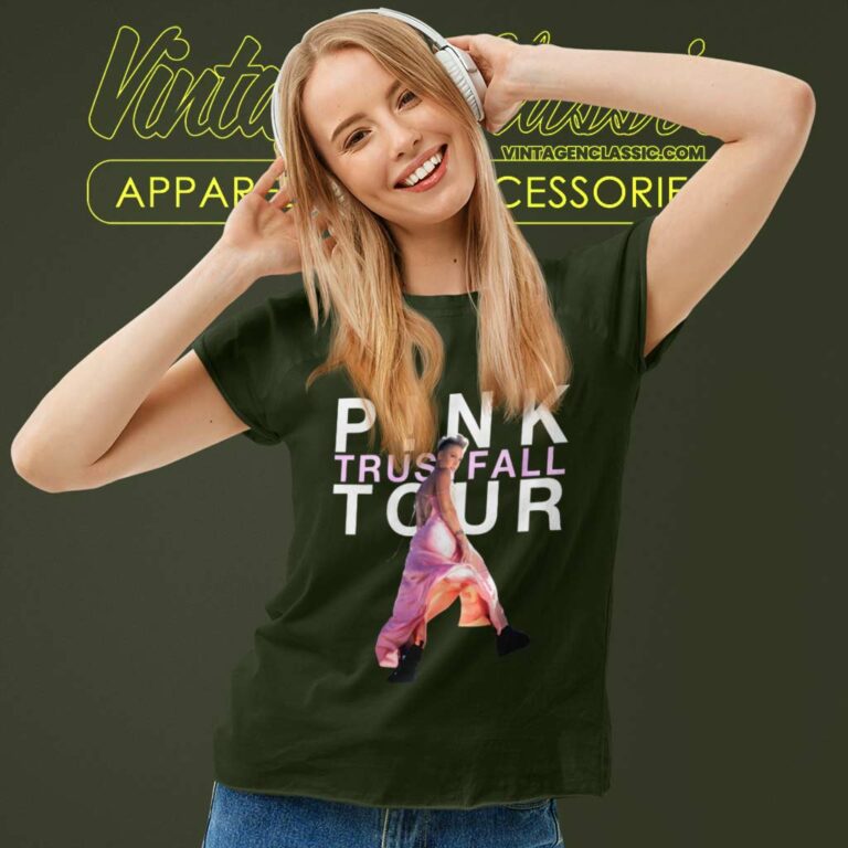 Pink Trustfall Tour Women TShirt Pink Trustfall Tour Women TShirt
