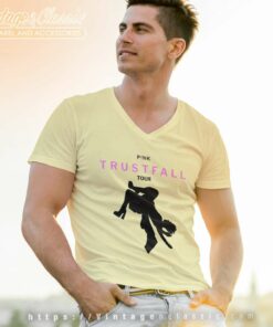 Pink Trustfall Shirt 5 Pink Trustfall V Neck TShirt