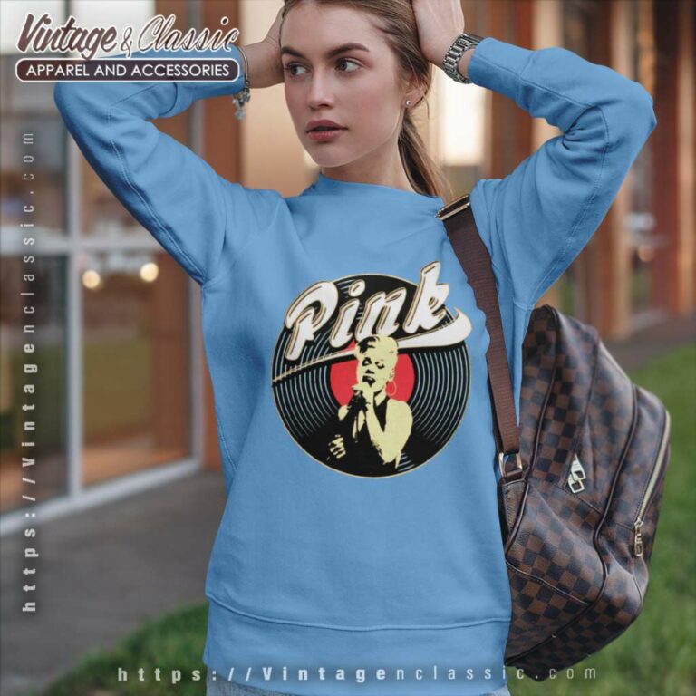 Pink Vinyl Disc Sweatshirt Pink Vinyl Disc Sweatshirt