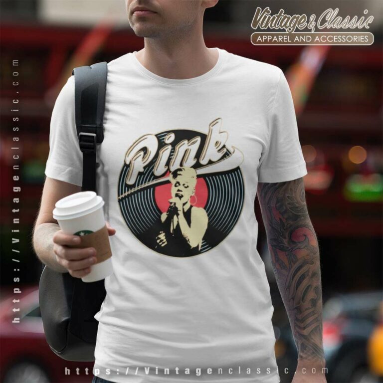 Pink Vinyl Disc T Shirt Pink Vinyl Disc T Shirt