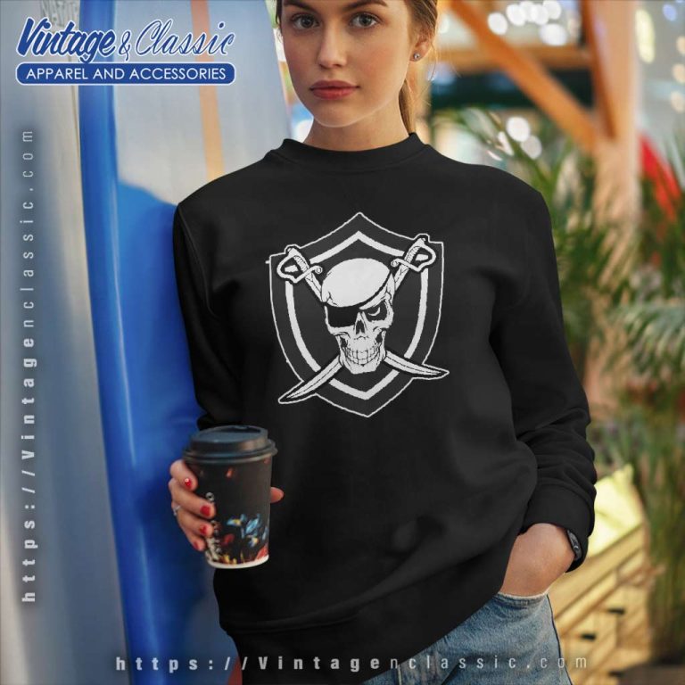 Pirate Nation Las Vegas Raiders Skull Sweatshirt Pirate Nation Las Vegas Raiders Skull Sweatshirt