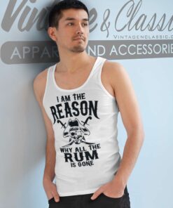 Pirate Rum Funny Tank Top Racerback