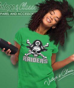 Pirate Skull Masco Las Vegas Raider Women TShirt