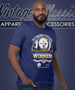 Pittsburgh Steelers 2023 2024 Afc Super Wild Card Winners Skyline Nfl Playoffs Divisional T Shirt