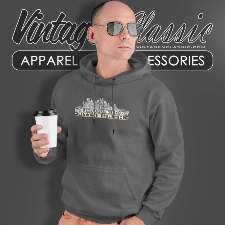 Pittsburgh Hockey Team All Time Legends Pittsburgh City Skyline Hoodie Pittsburgh Hockey Team All Time Legends Pittsburgh City Skyline Hoodie