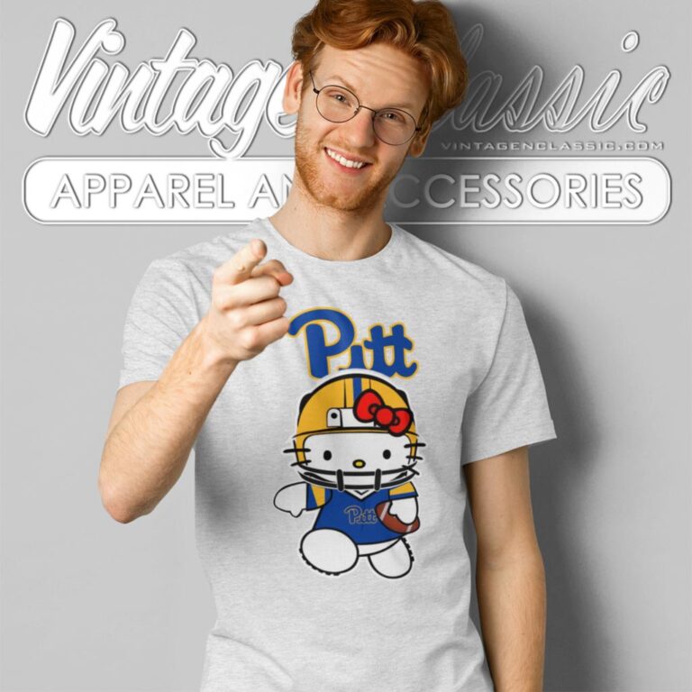 Pittsburgh Panthers Hello Kitty T Shirt Pittsburgh Panthers Hello Kitty T Shirt