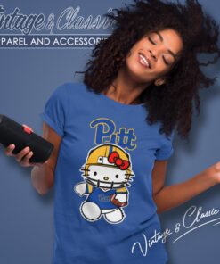 Pittsburgh Panthers Hello Kitty Women T Shirt