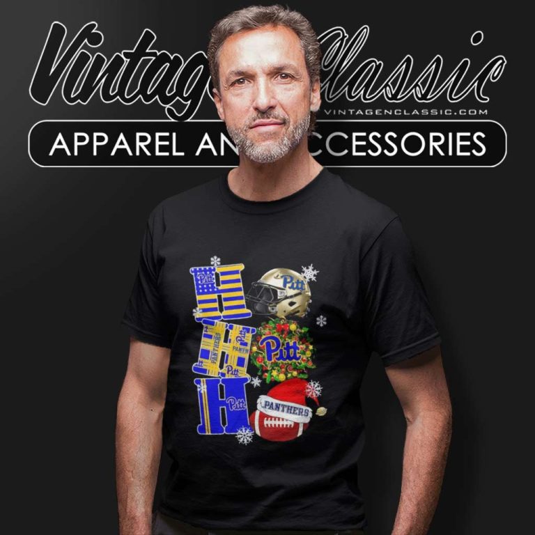 Pittsburgh Panthers Ho Ho Ho Ncaa Christmas T Shirt Pittsburgh Panthers Ho Ho Ho Ncaa Christmas T Shirt