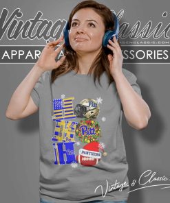 Pittsburgh Panthers Ho Ho Ho Ncaa Christmas Women TShirt