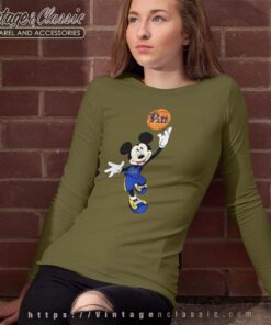 Pittsburgh Panthers Mickey Basketball NCAA March Madness Longsleeves