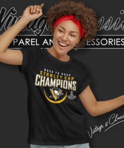 Pittsburgh Penguins Back To Back Stanley Cup Champions 2017 Shirt 6 Pittsburgh Penguins Back To Back Stanley Cup Champions 2017 Women T Shirt