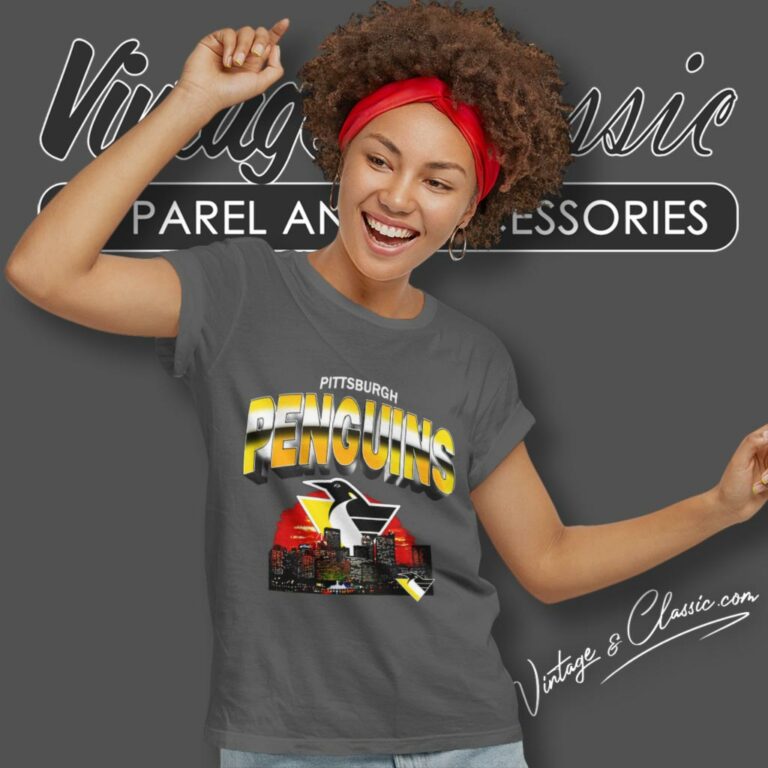 Pittsburgh Penguins City Graphic Design Women T Shirt Pittsburgh Penguins City Graphic Design Women T Shirt