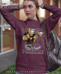 Pittsburgh Penguins Donald Duck Hockey Shirt Sweatshirt