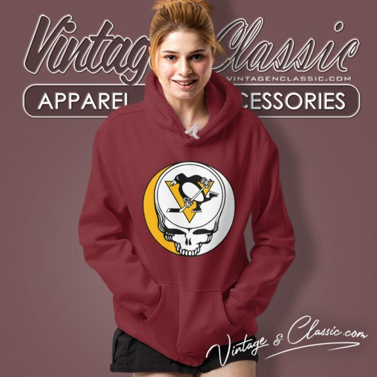 Pittsburgh Penguins Grateful Dead Steal Your Face Hoodie Pittsburgh Penguins Grateful Dead Steal Your Face Hoodie
