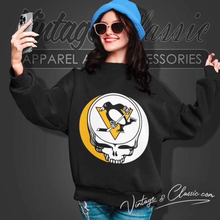 Pittsburgh Penguins Grateful Dead Steal Your Face Sweatshirt Pittsburgh Penguins Grateful Dead Steal Your Face Sweatshirt