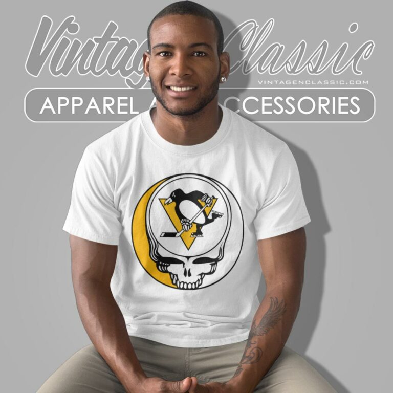 Pittsburgh Penguins Grateful Dead Steal Your Face T Shirt Pittsburgh Penguins Grateful Dead Steal Your Face T Shirt