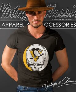Pittsburgh Penguins Grateful Dead Steal Your Face V Neck TShirt