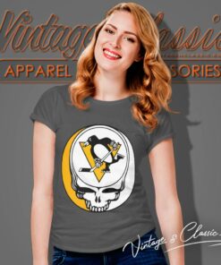 Pittsburgh Penguins Grateful Dead Steal Your Face Women T Shirt