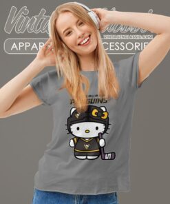 Pittsburgh Penguins Hello Kitty Shirt Women T shirt