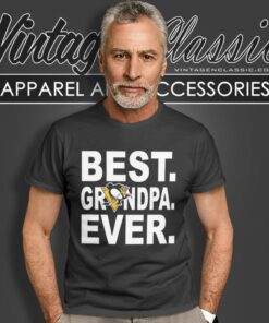 Pittsburgh Penguins Hockey Best Grandpa Ever T Shirt