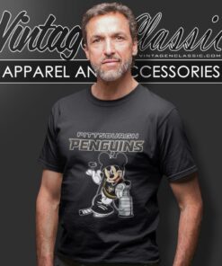 Pittsburgh Penguins Mickey Ice Hockey T Shirt