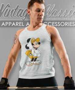 Pittsburgh Penguins Nhl X Disney Mickey Mouse Cartoon Tank Top Racerback