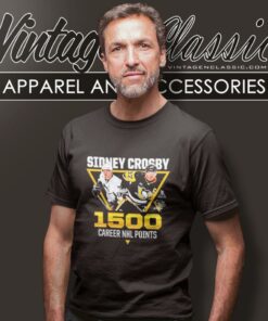 Pittsburgh Penguins Shirt Sidney Crosby 1500 Career Nhl Points T Shirt