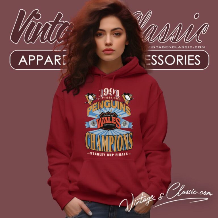 Pittsburgh Penguins Shirt Stanley Cup Champions 1991 Hockey Hoodie Pittsburgh Penguins Shirt Stanley Cup Champions 1991 Hockey Hoodie