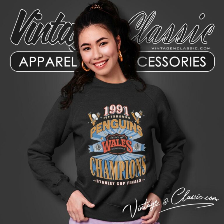 Pittsburgh Penguins Shirt Stanley Cup Champions 1991 Hockey Sweatshirt Pittsburgh Penguins Shirt Stanley Cup Champions 1991 Hockey Sweatshirt