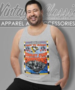 Pittsburgh Penguins Stanley Cup Champions 1992 Tank Top Racerback