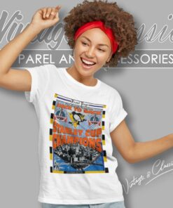 Pittsburgh Penguins Stanley Cup Champions 1992 Women T Shirt