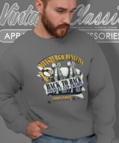 Pittsburgh Penguins Stanley Cup Champs Back To Back Sweatshirt