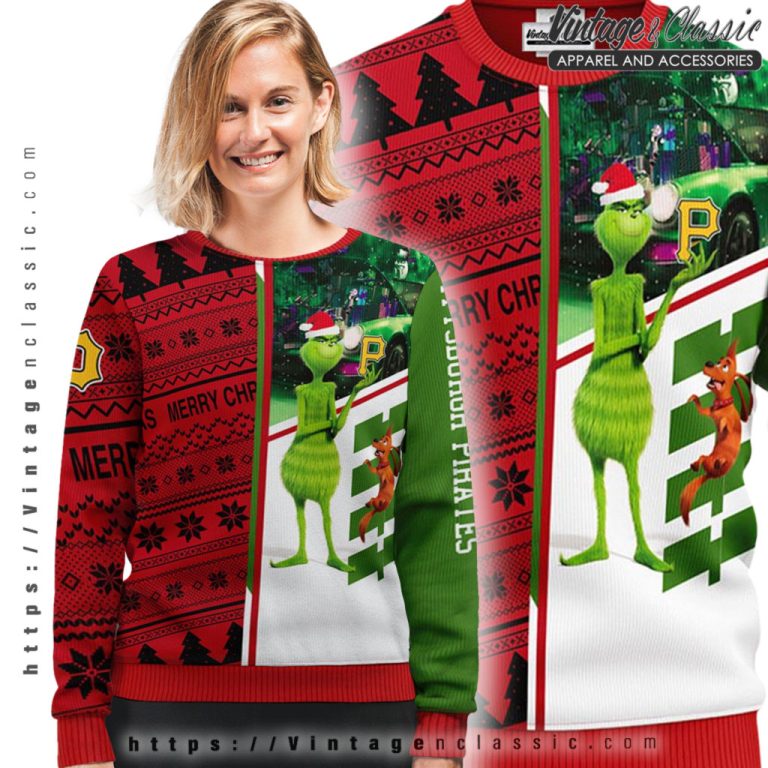 Pittsburgh Pirates Grinch Ugly Christmas Sweater Ugly Sweater shirt Pittsburgh Pirates Grinch Ugly Christmas Sweater Ugly Sweater shirt