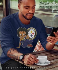 Pittsburgh Steelers Betty Boop Sweatshirt