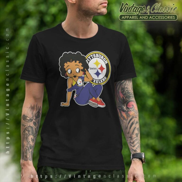 Pittsburgh Steelers Betty Boop T Shirt Pittsburgh Steelers Betty Boop T Shirt