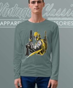 Pittsburgh Steelers Boba Fett Star Wars Long Sleeve Tee